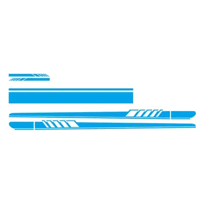 (Blue) Car Vinyl Stripe Pinstripe Decals Stickers For Auto Vehicle Colors