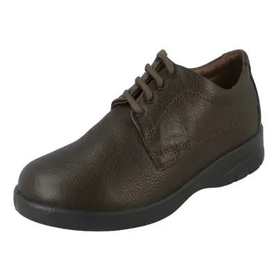 (Brown, UK 9) Mens Padders Dual Fit Lace Up Shoes Lunar