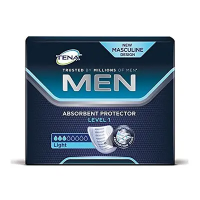 TENA Men Level 1Â Incontinence Pads/Liners for Light Bladder WeaknessÂ - Anatomical Fit - Value 