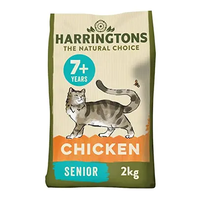 Harringtons Complete Senior Dry Cat Food with Freshly Prepared Chicken - 4x2kg