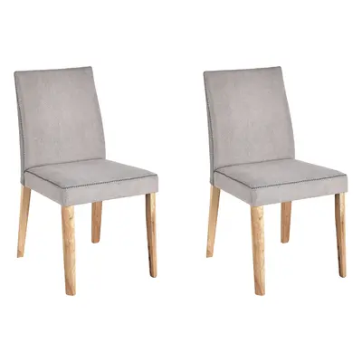 Set of Dining Chairs PHOLA Grey