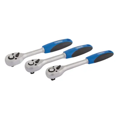 Draper 72-Tooth Reversible Soft Grip Ratchet Set (3 Piece)05911 72-Tooth Reversible Soft Grip Ra