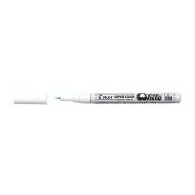 Pilot 420101250L Supercolour Extra Fine Paint Marker - White