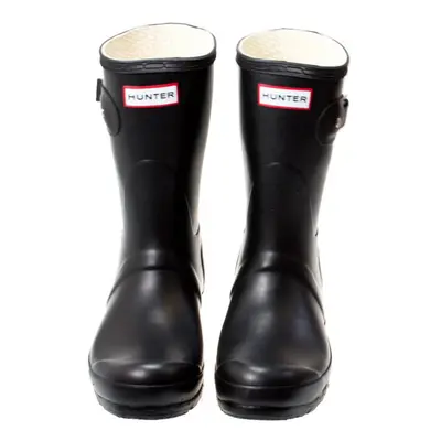 (UK 5) Hunter Womens Black Original Short Wellington Boots