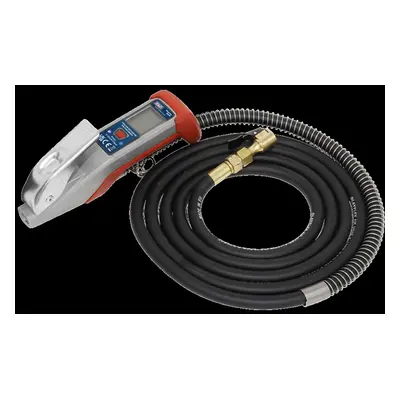 Digital Tyre Inflator 2.7m Hose with Clip-On Connector