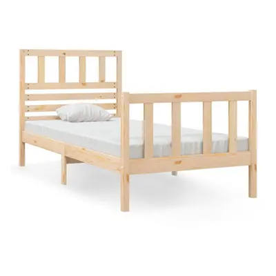 (brown, x cm) vidaXL Bed Frame Bed Base Bedstead Bedroom Mattress Foundation Solid Wood