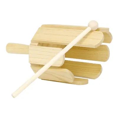 8-Tone Wooden Sound Maker Musical Instrument with Stick