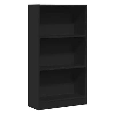 (black, x x cm) vidaXL Book Cabinet Display Rack Bookshelf Storage Shelf Rack Engineered Wood