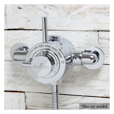 ECOSPA Concentric Exposed Dual Thermostatic Brass Shower Mixer Valve