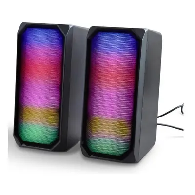 Goodmans 2.0 Gaming Speakers with Colour Changing LED Lighting