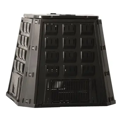 Nature Thermo Compost Bin 400L Black Garden Waste Rubbish Trash Recycling Box