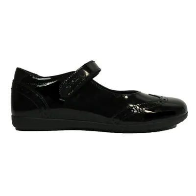 (13 (Children's)) J Iberide | Black Patent Leather | Girl's Mary Jane Brogue School Shoes