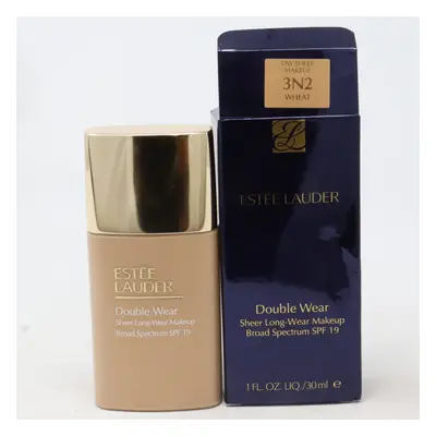 (3N2 Wheat) Estee Lauder Double Wear Sheer-Long-Wear Spf 1.0oz/30ml New With Box