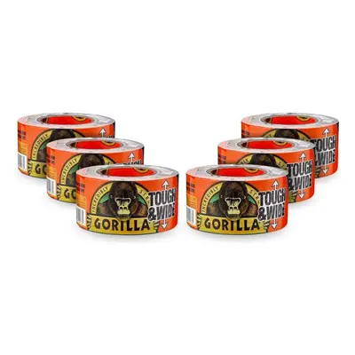 Gorilla Tape Duct Tape Tough & Wide Black 73mm x 27m (Pack of 6)