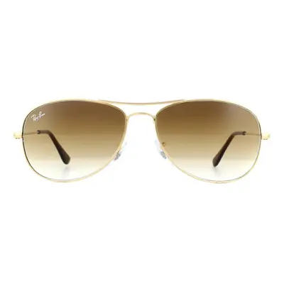 Ray-Ban Sunglasses Cockpit 001/51 Gold Brown Gradient Small 56mm