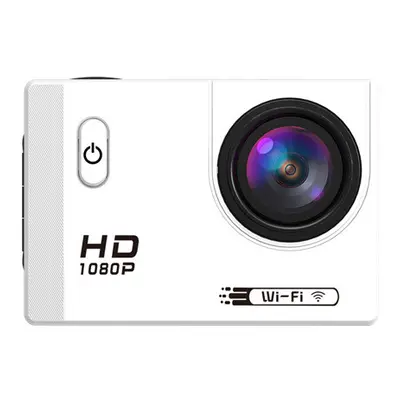 (white) Wifi HD 1080P Wide Angle Degree Waterproof Sportscamera