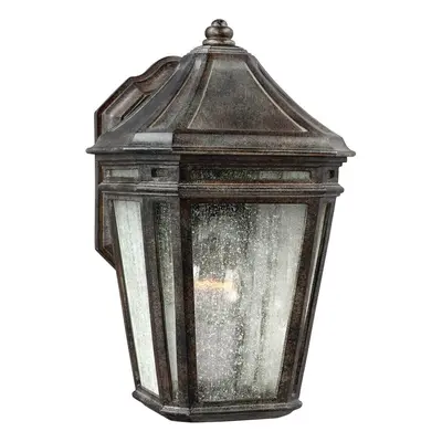 Outdoor IP44 Wall Light Weathered Chestnut LED E27 75W