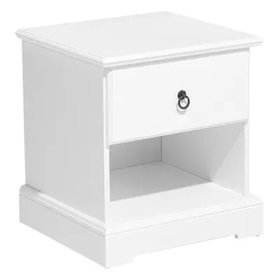 1 Drawer Bedside Table GILBERT White