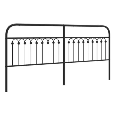 (black, cm) vidaXL Metal Headboard Bedroom Home Bed Header Bed Headboard White cm