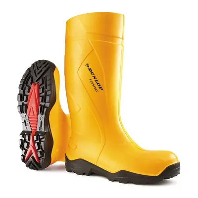 (5) Dunlop - PUROFORT+FULL Safety Wellington Boot YELLOW