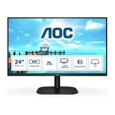 AOC B2 24B2XH/EU LED display 60.5 cm (23.8") x pixels Full HD Black