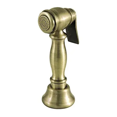 Kingston Brass CCRP1K3SPR Vintage Kitchen Faucet Side Sprayer, Antique Brass