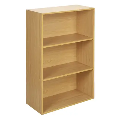 (Beech) Tier Wide | Bookcase