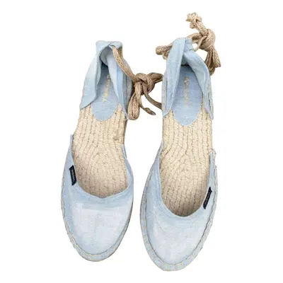 (Light Blue, USA ) DIESEL ESPADRILLAS RAGS Womens Sandals Casual Denim