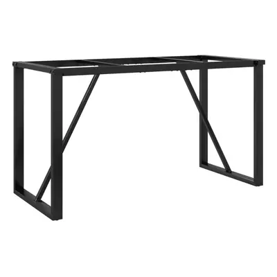 vidaXL Dining Table Legs O-Frame Desk Legs Metal Furniture Legs Cast Iron