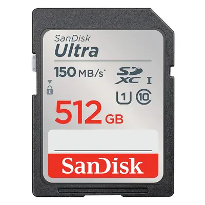 SanDisk SD Ultra 140MB/s (SDSDUNB) Flash Memory Card 512GB