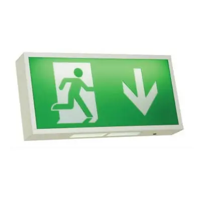 Ansell AWLED/3M 'Watchman' LED Emergency Exit Sign Maintained - W