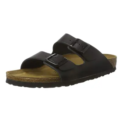 (11.5 UK EU US) Birkenstock Arizona Black Leather Mens Regular Fit Sandals