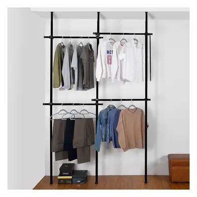 Heavy Duty Double Telescopic Clothes Rail