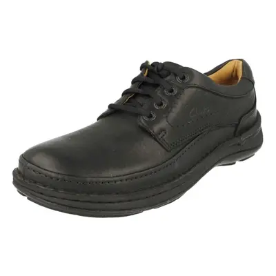 (UK 7.5, Black) Mens Clarks Active Air Lace Up Shoes Nature Three - G Fit