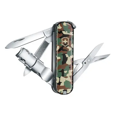 Nailclip 580, Swiss Made, Functions, Nail File, Nail Clipper, Blade, Scissors, Camouflage