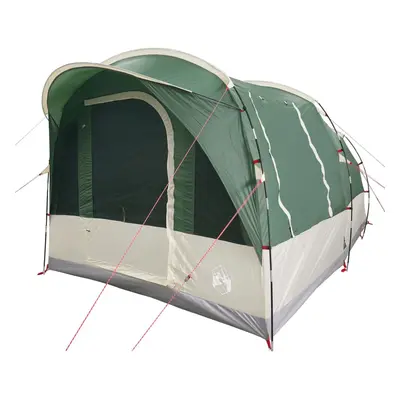 (Green, 3-person) vidaXL Family Tent Tunnel 7-Person Lightweight Tent Camping Tent Waterproof