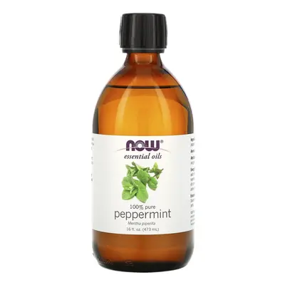 NOW Foods, Essential Oils, 100% Pure Peppermint, fl oz (473 ml)