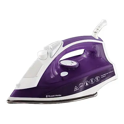 Russell Hobbs Supreme Steam Traditional Iron 23060, W, Purple/White