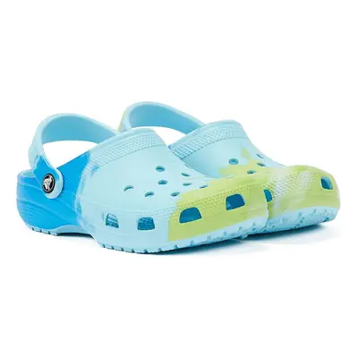 (Turquoise, UK 7) Crocs Classic Ombre Clog Artic Multi Women's Blue Sandal