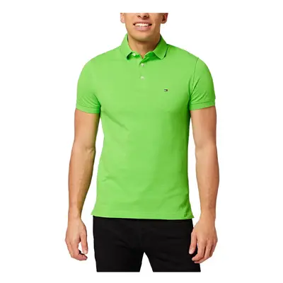 (Neon Green, XL) Tommy Hilfiger Mens Polo Shirts Cotton T-Shirt