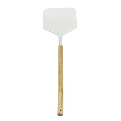 Pizza Peel Oven Shovel Bakers Paddle Wooden Handle Aluminium 9â Spade Tool