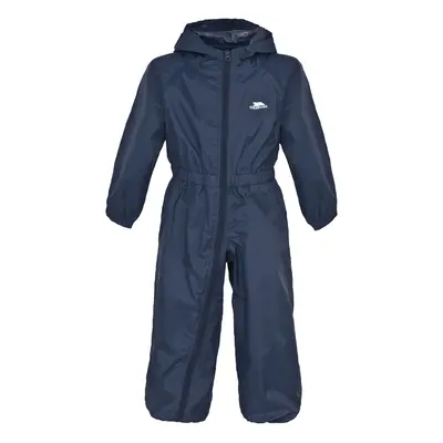 (2/3 Years, Navy Blue) Trespass Kids Unisex Dripdrop Padded Waterproof Rain Suit