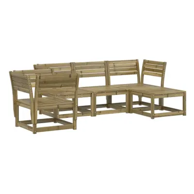 vidaXL Garden Lounge Set Piece Outdoor Lounge Set Impregnated Wood Pine