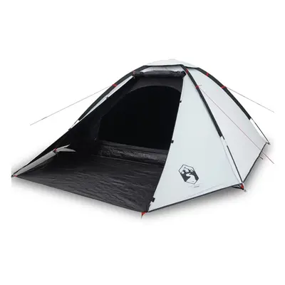 (white blackout, 4-person) vidaXL Camping Tent Dome 4-Person Lightweight Tent Patio Dome Tent Wa