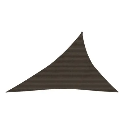 vidaXL Sunshade Sail g/mÂ² Brown 4x5x6.8 m HDPE Garden Sunscreen Canopy