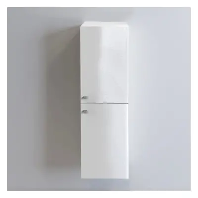 NRG 1200mm White Bathroom Furniture Storage Cabinet Wall Mounted Tall Unit