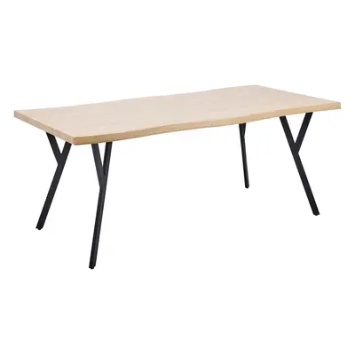 Dining Table ALTON Light Brown cm cm