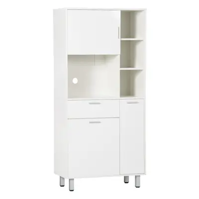 HOMCOM Freestanding Kitchen Storage Unit Cupboard Cabinets Drawers Shelf