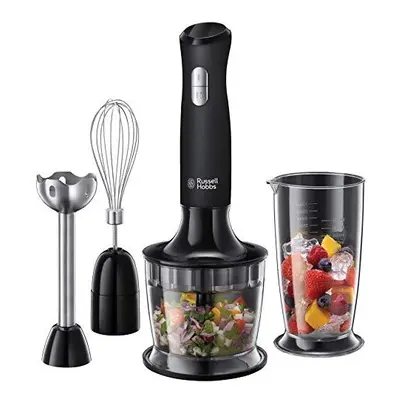 Russell Hobbs Desire in Hand Blender with Electric Whisk and Vegetable Chopper Attachments, Matt