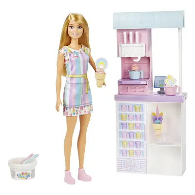 Barbie Ice Cream Shopkeeper Play Set